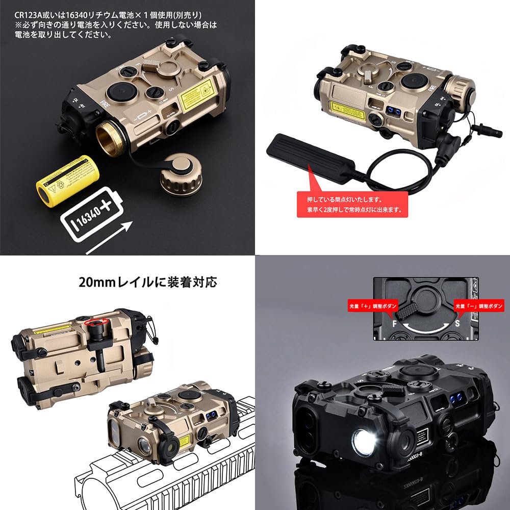 Amazon.co.jp: WADSN CNC加工フル機能イオテックタイプ新規多機能光学