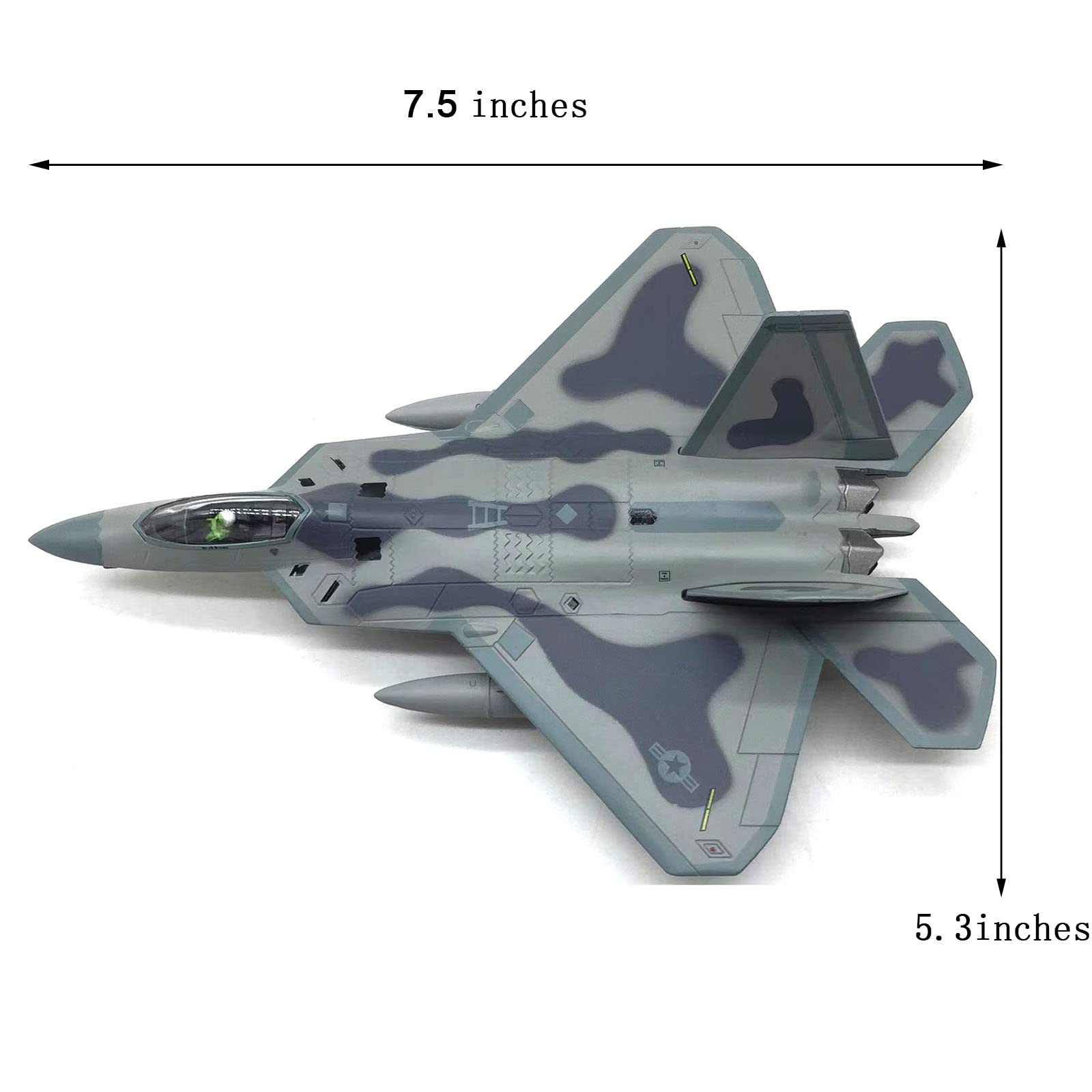 Amazon.co.jp: F-22ラプター戦闘機モデル1/100軍用機ダイキャスト