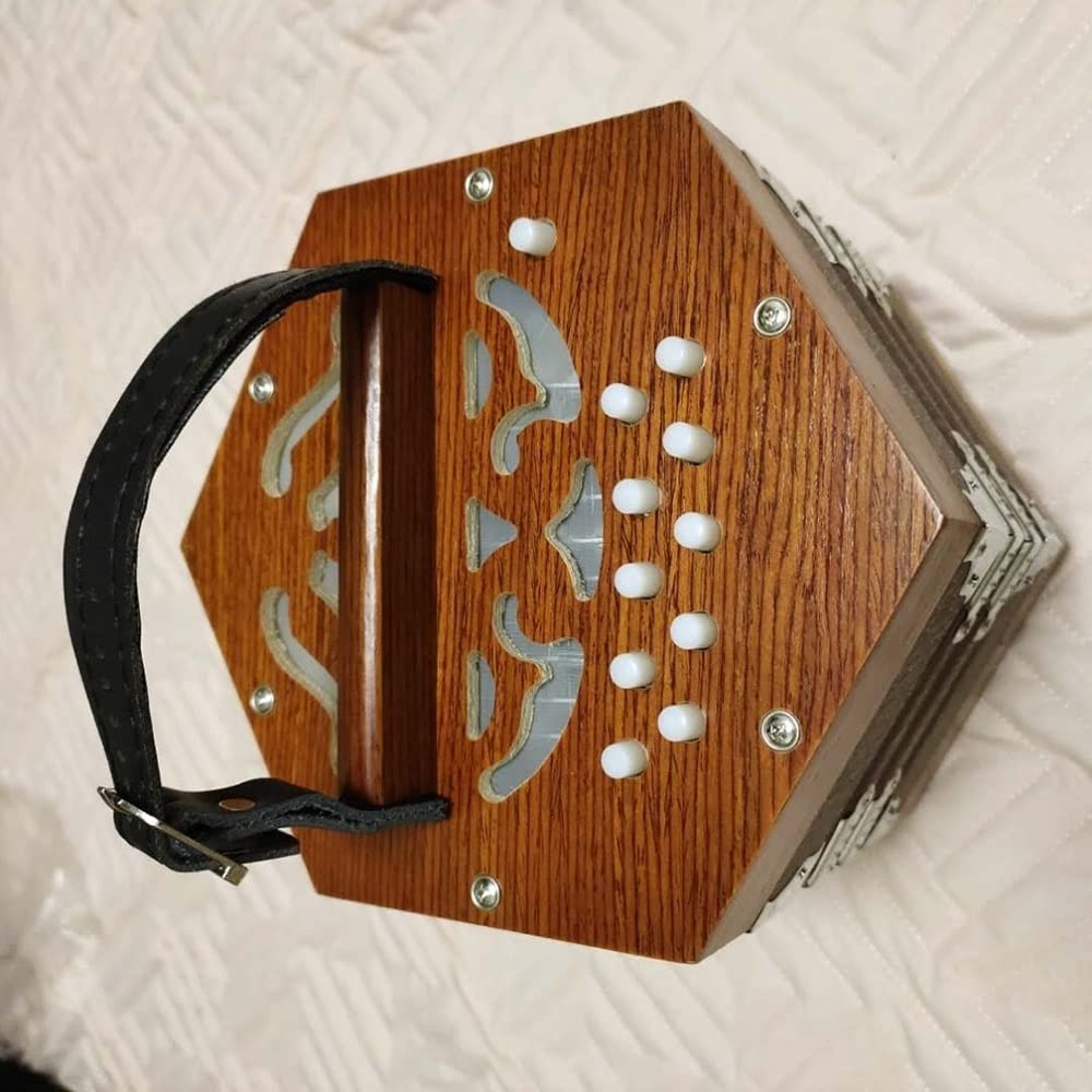 Amazon | 20ボタンのコンサーティーナ楽器、ハイエンドでエレガントな