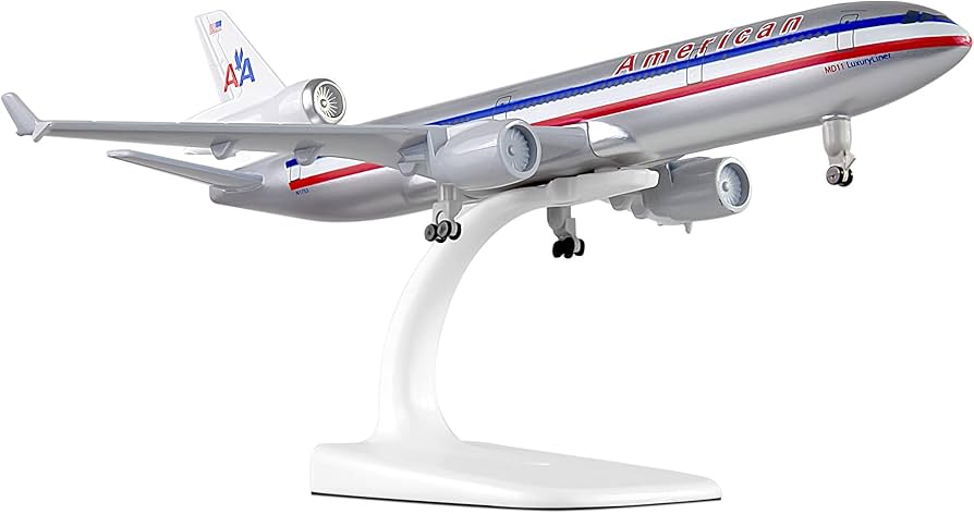 Busyflies 1:300 Escala MD-11-Americano Avião Modelo de Avião de