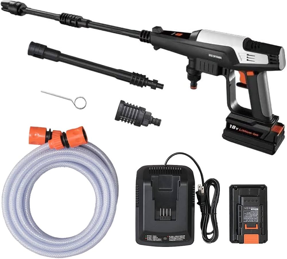 Amazon | アイリスオーヤマ 充電式ハンディウォッシャー ホワイト