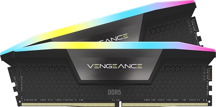 CORSAIR VENGEANCE RGB DDR5 RAM 32GB (2x16GB) 6000MHz CL30-36-36-76
