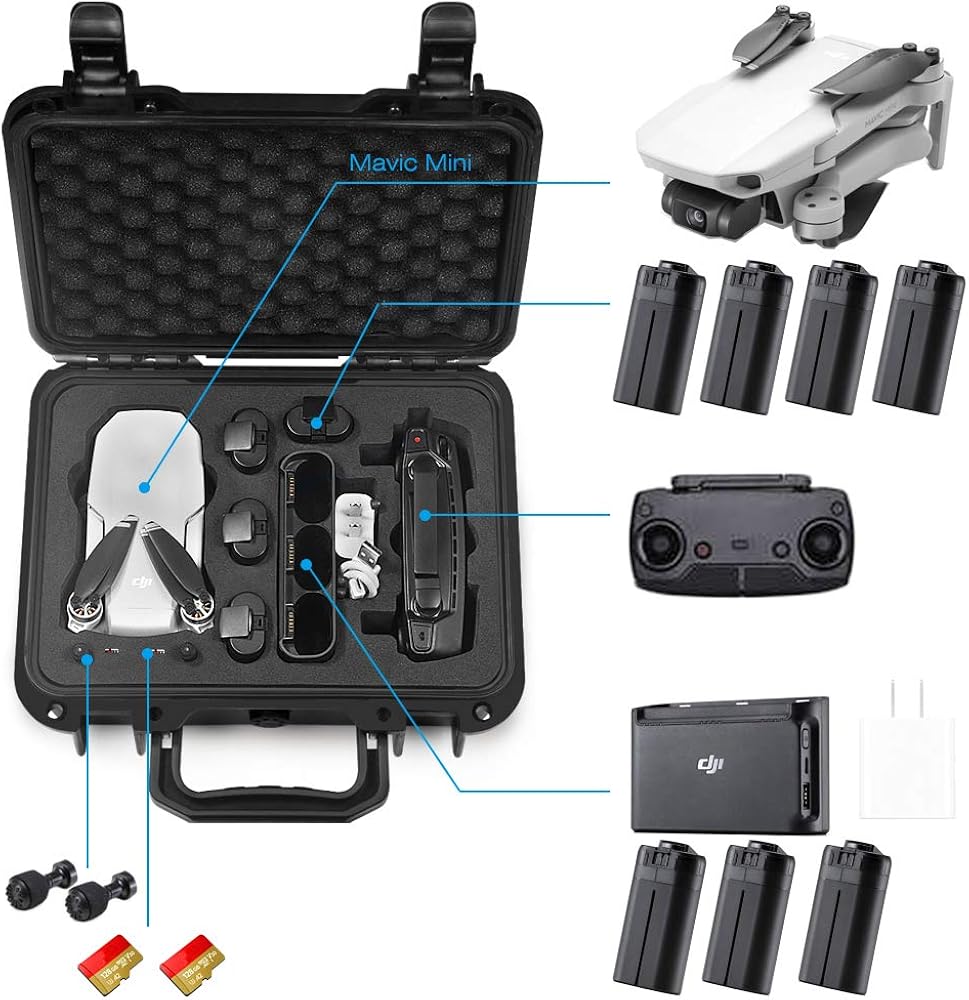 Amazon.com: Lekufee Portable Waterproof Hard Case for DJI Mavic