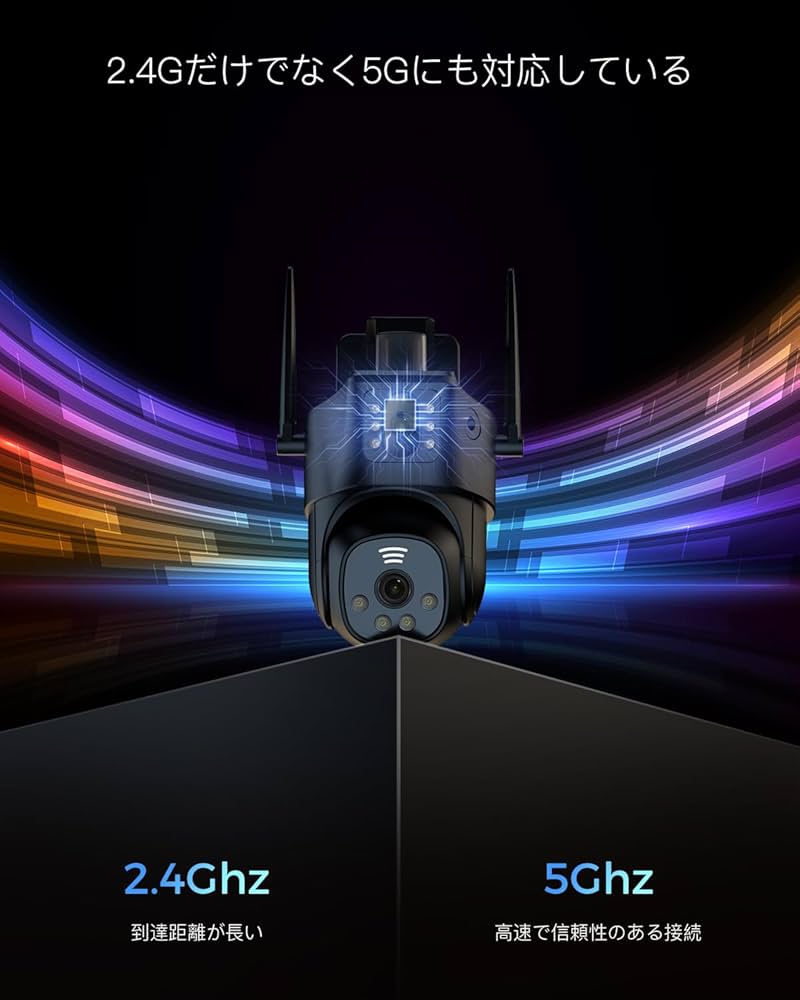 Amazon.co.jp: 【二台カメラのコンビ】Ctronics 防犯カメラ 屋外 5GWi