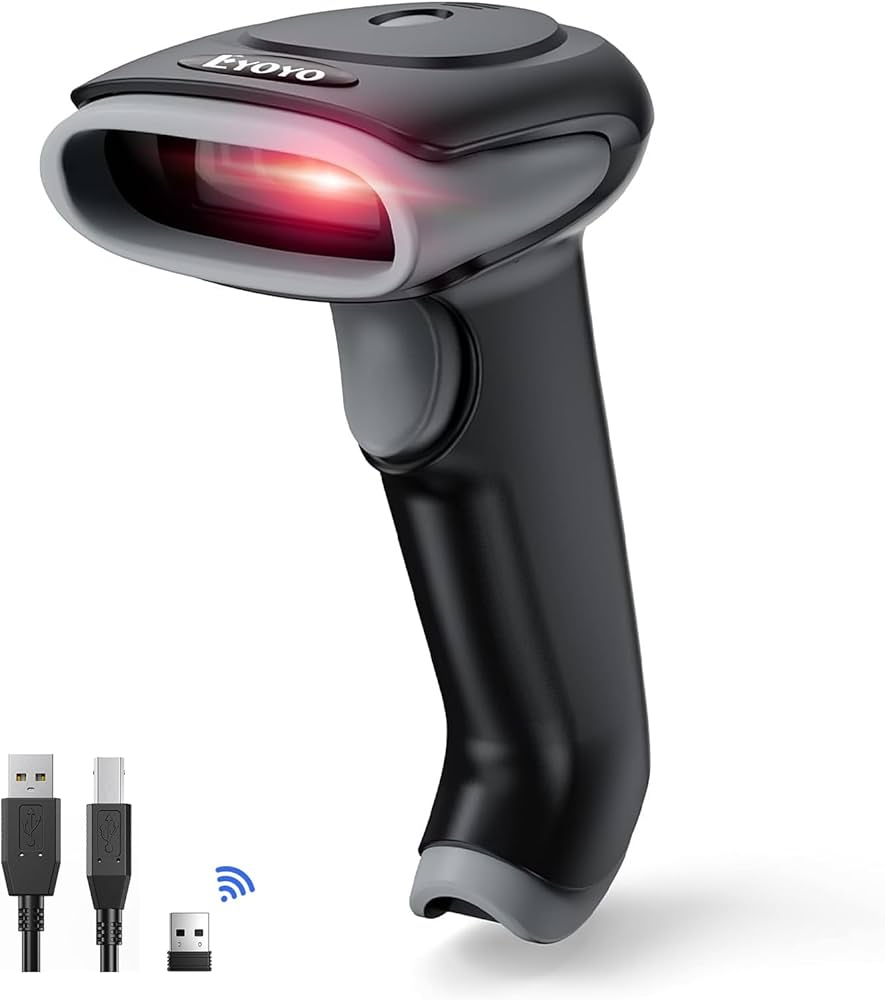 Amazon.co.jp: 【2025年新型】Eyoyo バーコードリーダー ワイヤレス