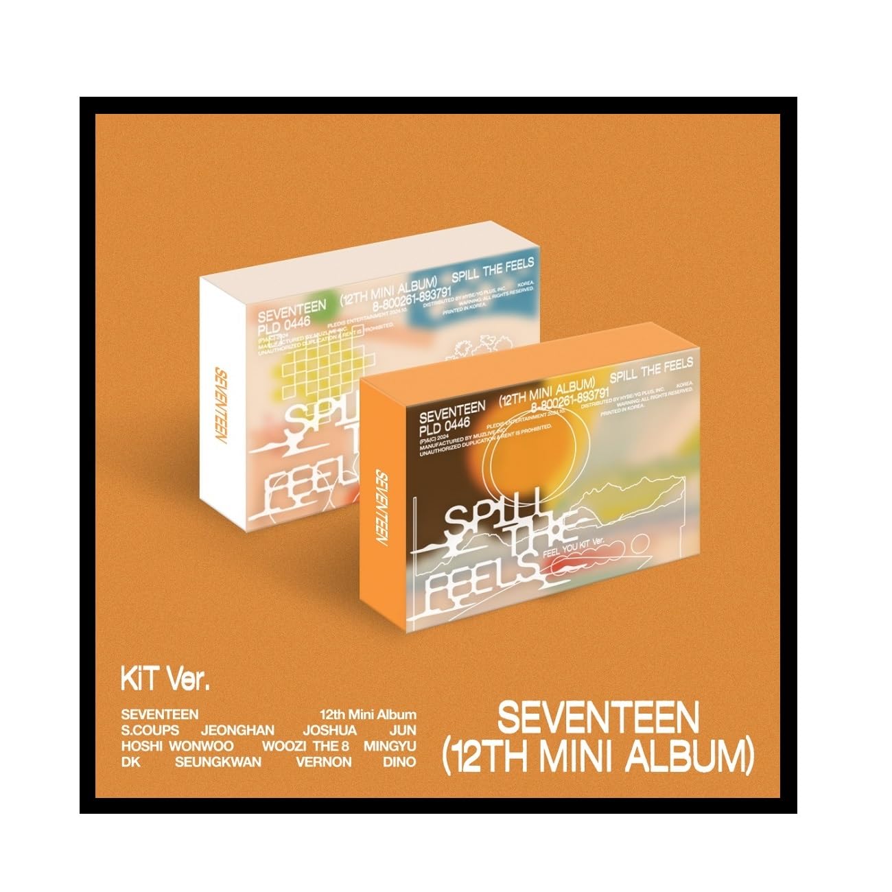 Amazon.com: SEVENTEEN Spill The Feels [KiT Ver.] 12th Mini Album