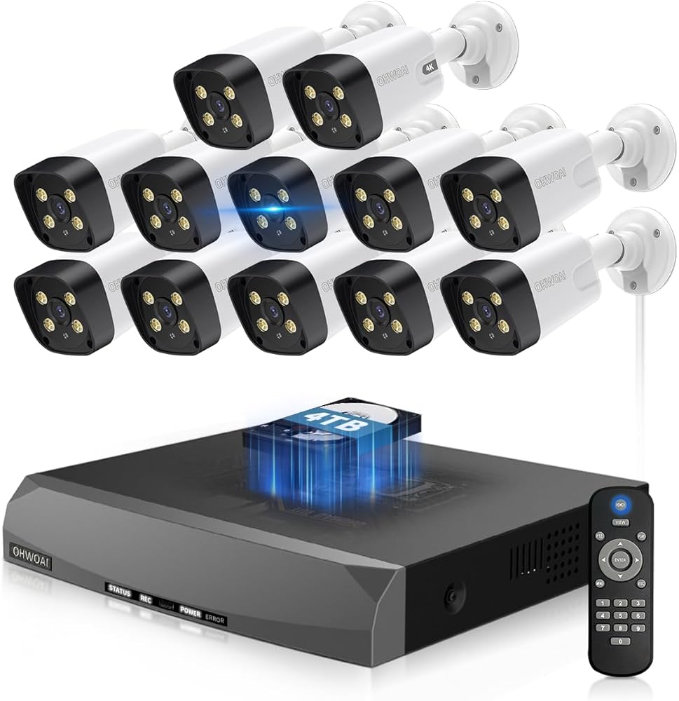 Amazon.co.jp: 【投光威嚇・双方向通話・カラー暗視撮影】OHWOAI POE