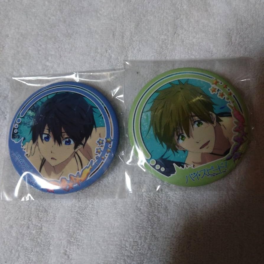 Amazon.co.jp: Free! ハイスピード ゲーマーズ特典 缶バッジ 七瀬遙 橘