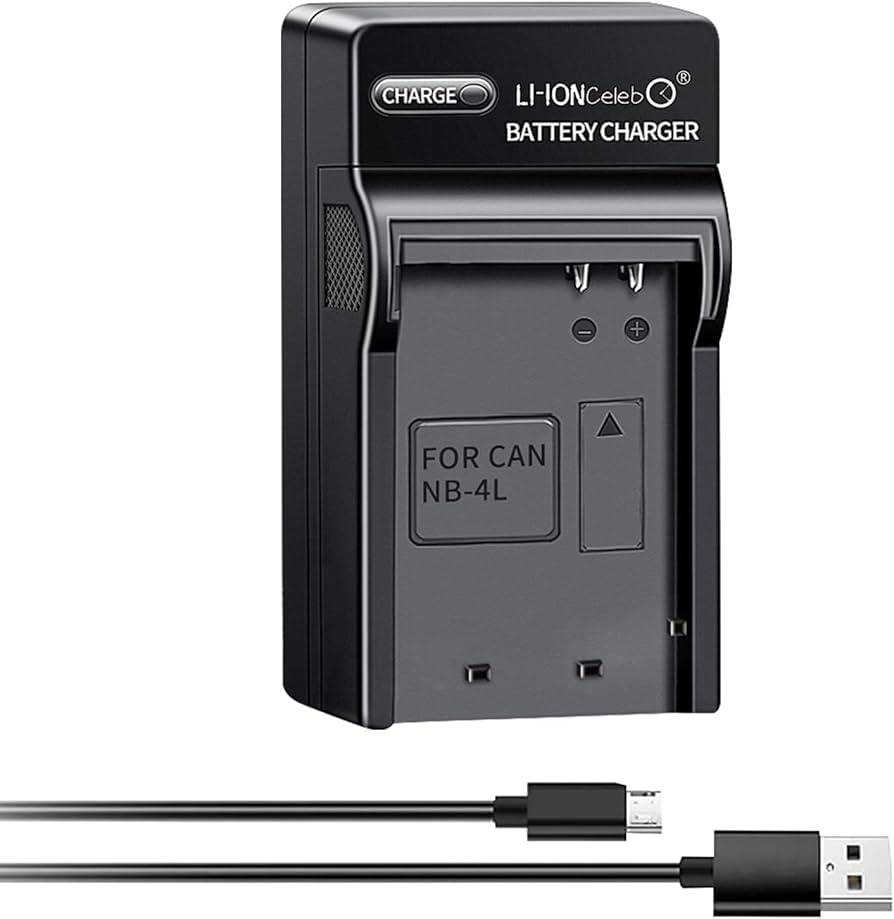 Amazon | 【Li-ion Celeb】 CANON NB-4L互換 急速 充電器 USB