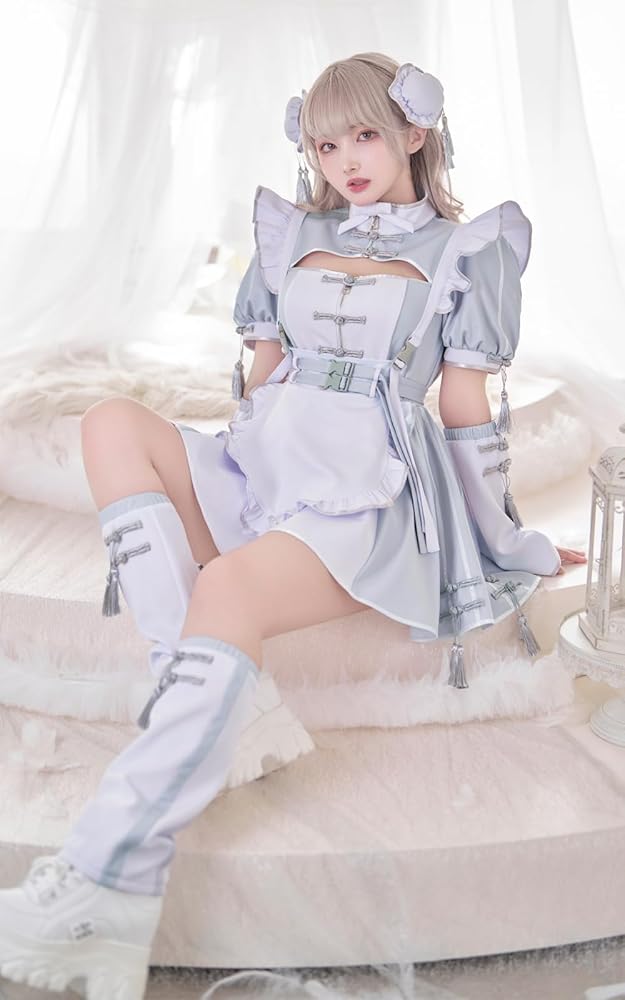 Amazon.co.jp: [Malymoon] コスプレ 天使界隈 チャイナ メイド