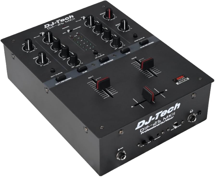 Amazon | DJテック DJミキサー2個 ブラック ワンサイズ(DIF-2S MKII