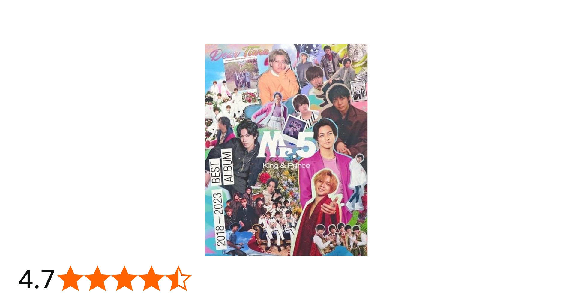 Amazon.co.jp: King Prince ベストアルバムMr.5 Dear Tiara 盤
