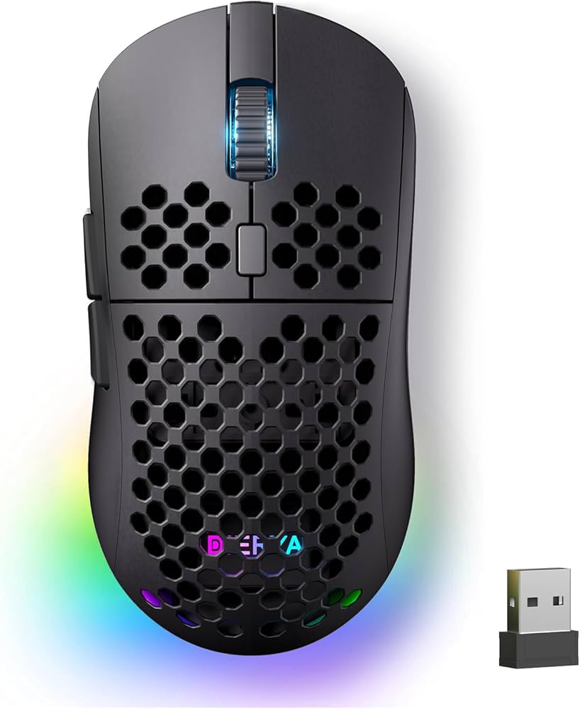 Amazon | DIERYA Falcon M1 ワイヤレスゲーミングマウス 無線 24000DPI