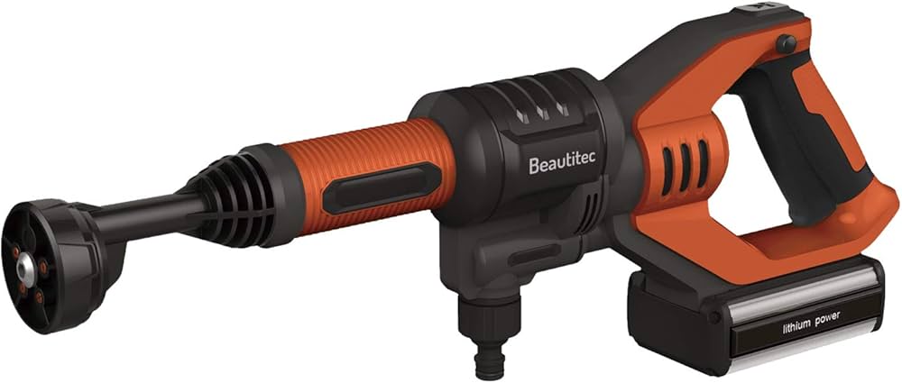 Amazon | Beautitec コードレス洗浄機KB007 (ORG) タンクレス 自吸式