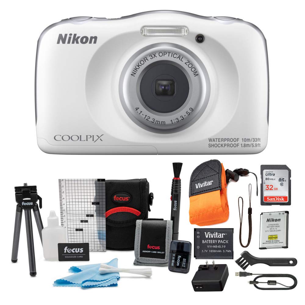 Amazon Canada: Nikon Coolpix W150, White, Compact