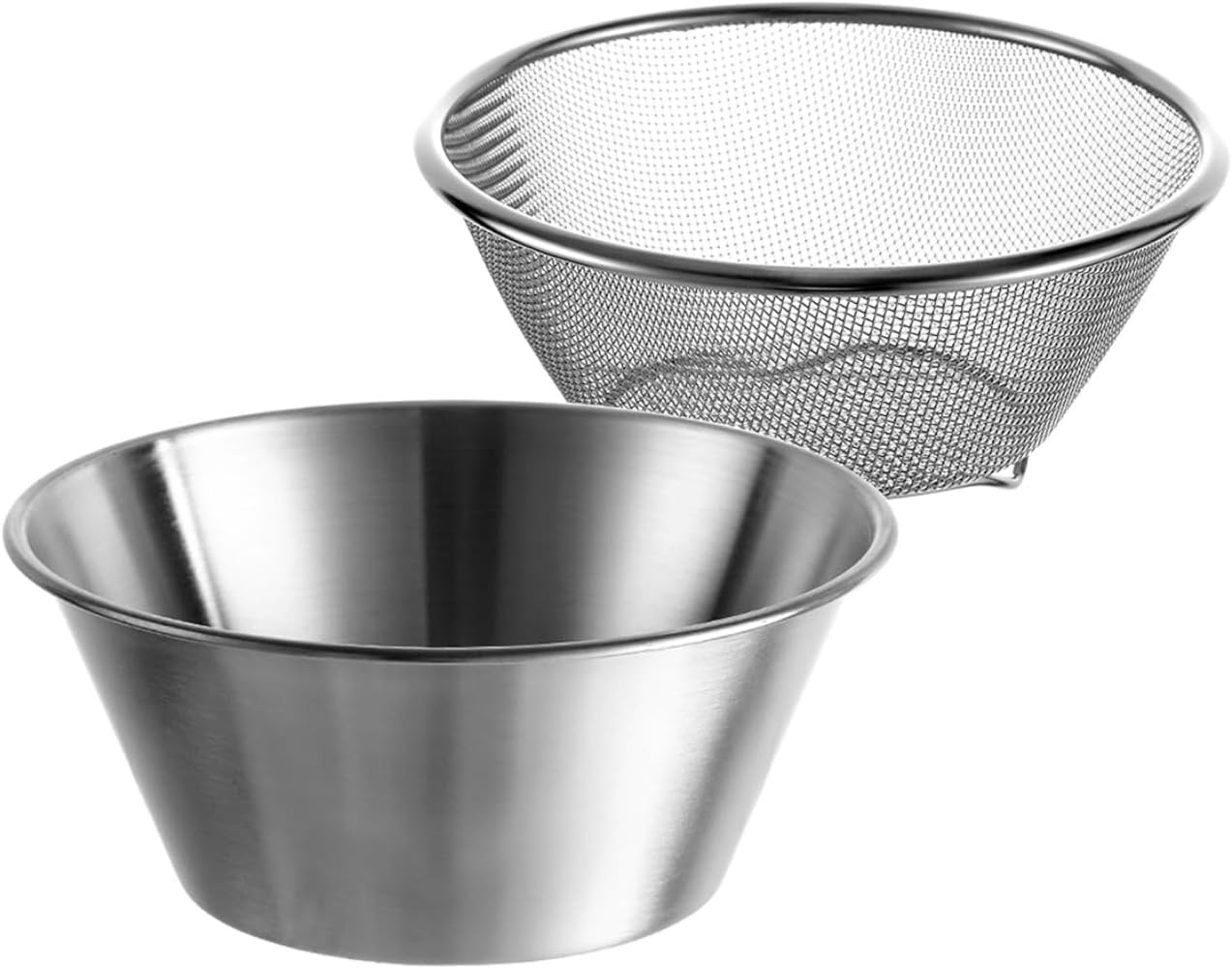Amazon｜ザル ボウル セット ざる ボール ステンレス 2点セット 水切り