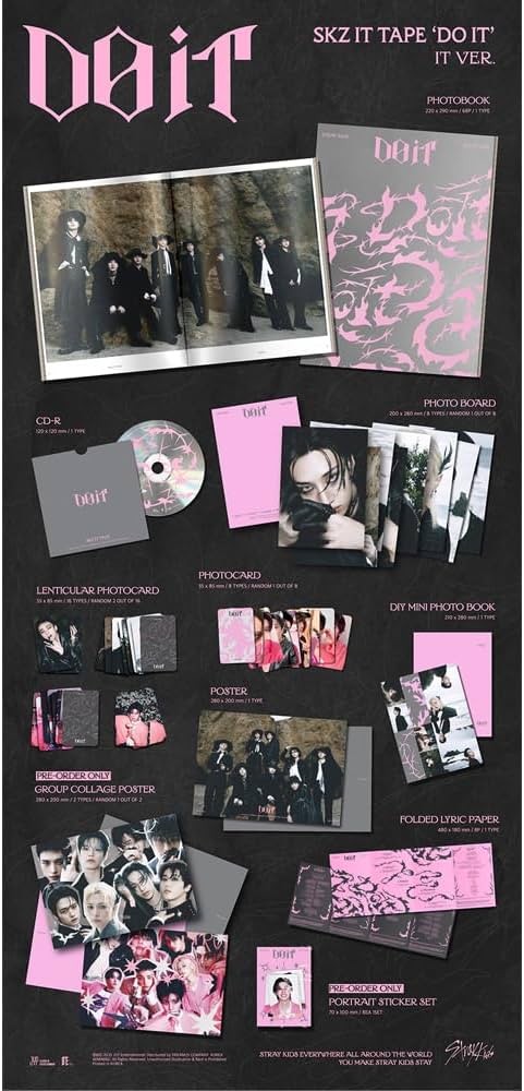 Amazon.com: STRAY KIDS [SKZ IT TAPE 'DO IT' (IT VER.) Standard
