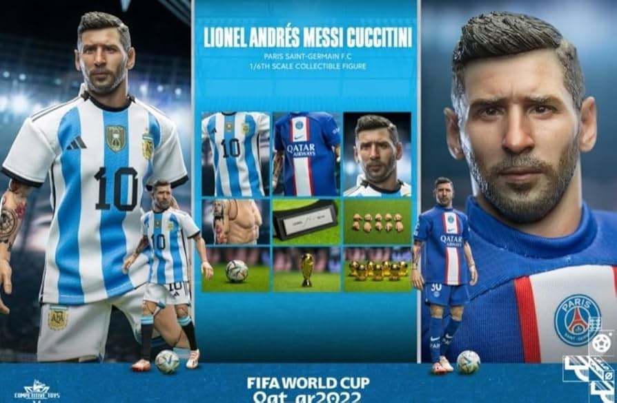Amazon.co.jp: 1/6 リオネル・メッシ アクションフィギュア