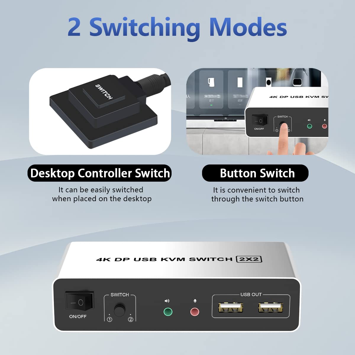 Amazon.co.jp: 2ポートDisplayPort デュアルモニター kvmスイッチ 4K