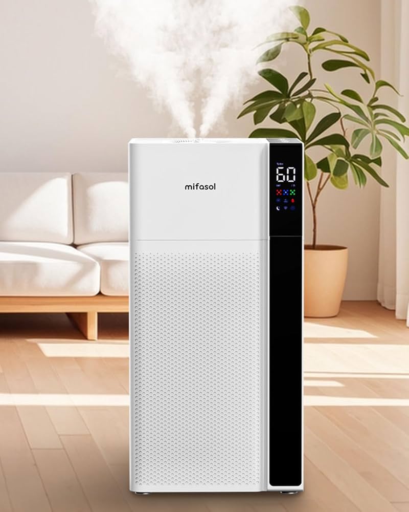 Amazon.co.jp: Mifasol 加湿器 ハイブリッド式 スチーム式 大容量20L