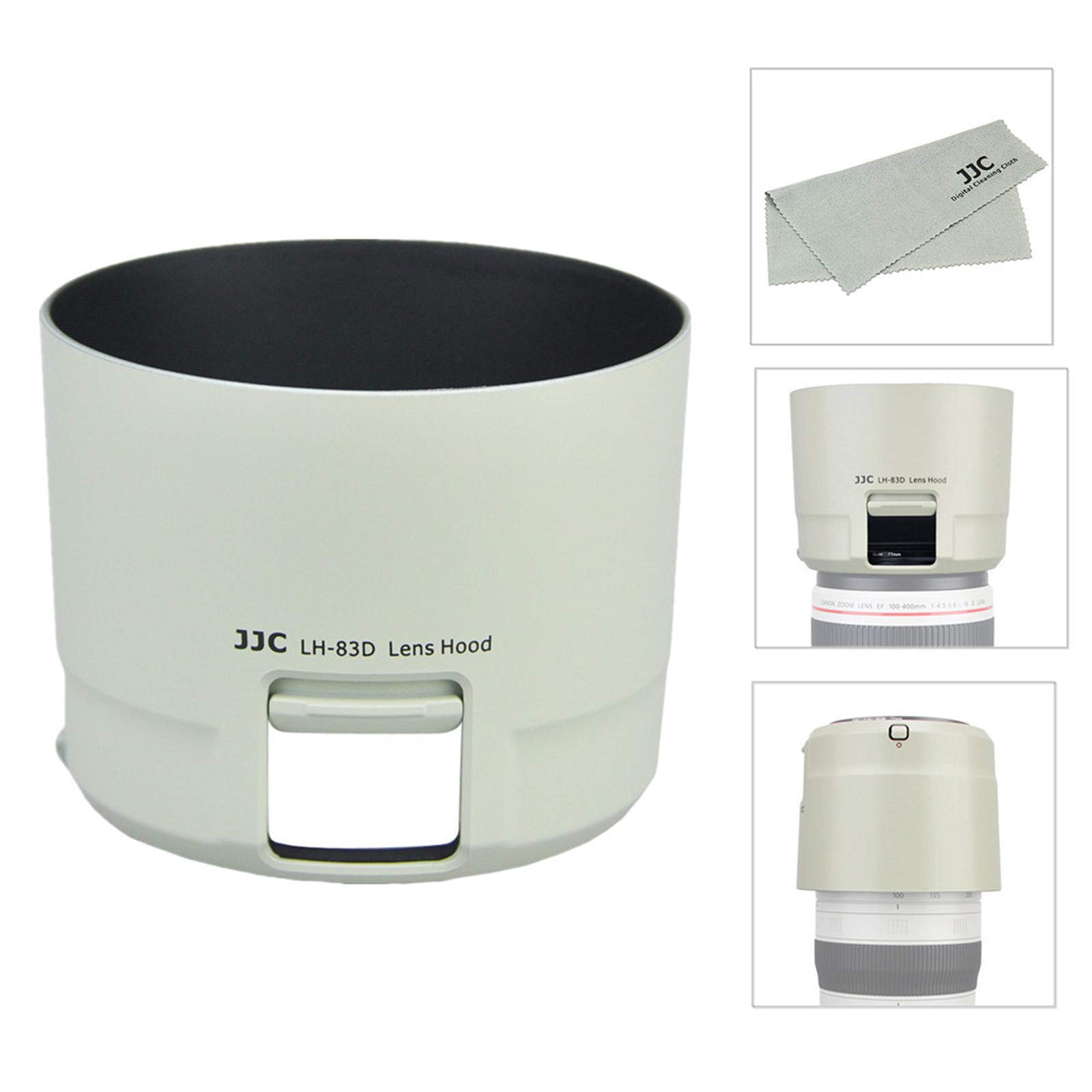 Amazon | JJC 可逆式 レンズフード Canon ET-83D 互換 Canon EF 100