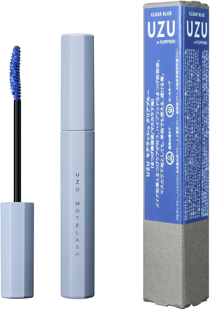 Amazon.co.jp: UZU モテラッシュ [クリアブルー] まつげ美容液下地