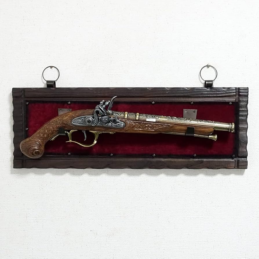 Amazon.co.jp: スペイン製 フリントロック式 中世 古式銃 レプリカ