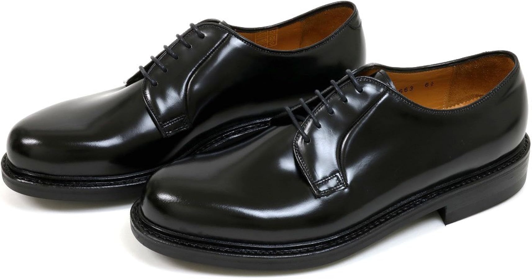 Amazon.co.jp: JALAN SRIWIJAYA 98348 BLACK HI SHINE PLAIN TOE, HIGH