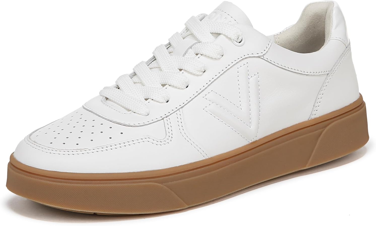 Amazon.com | Vionic Women's Kimmie Court White Gum Leather 5