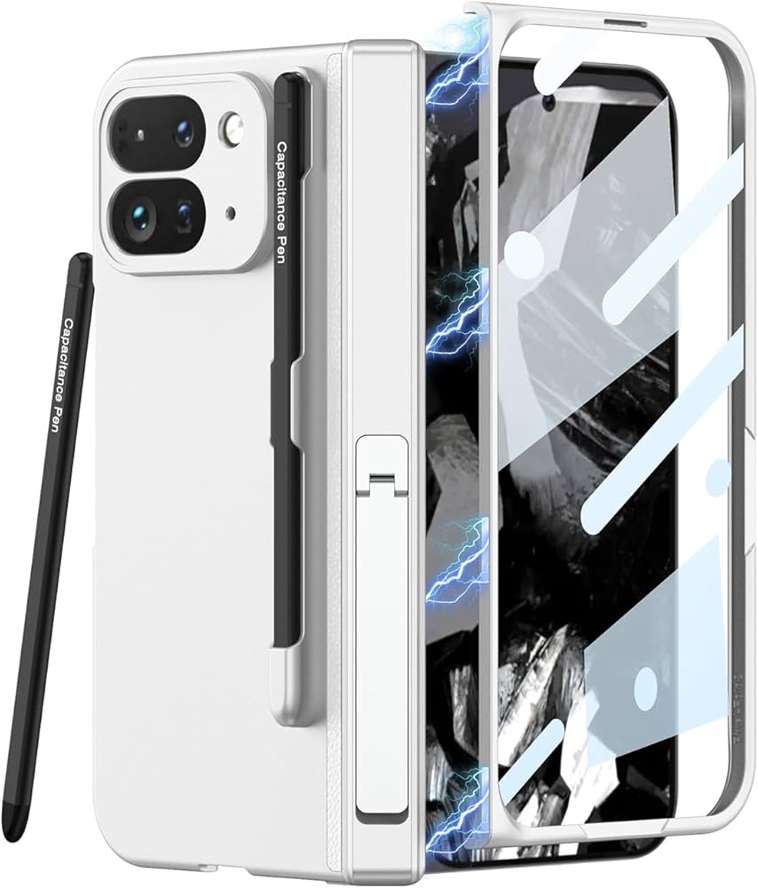 Amazon.co.jp: GG Pxl 9 Pro Foldのケース 全面保護 手帳型 折り畳み