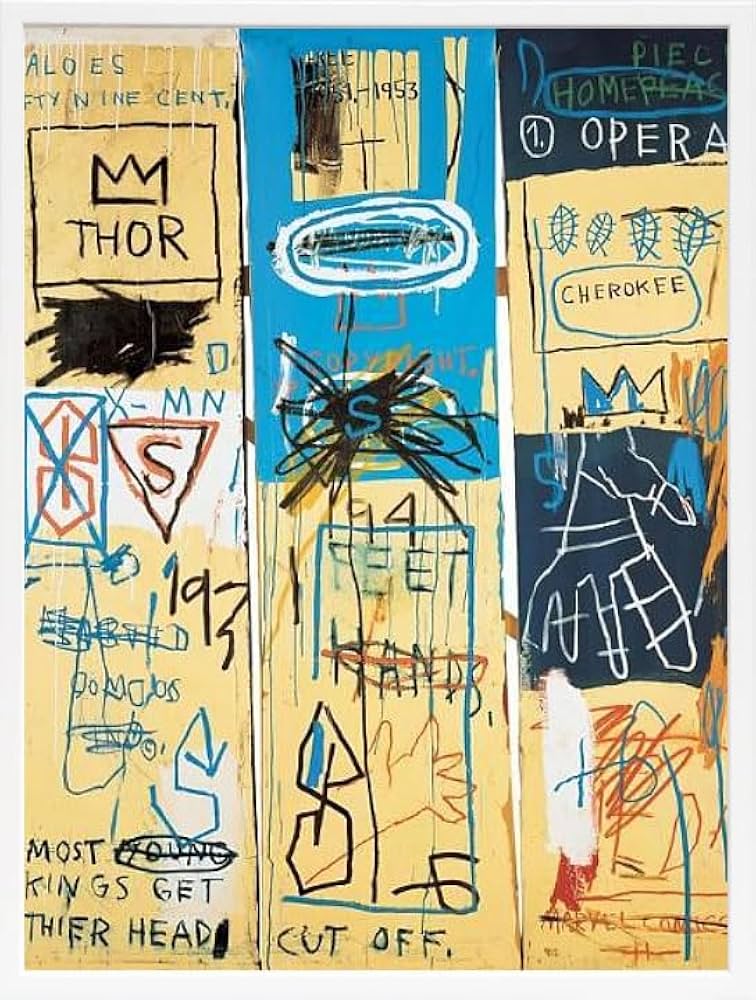 希少/廃盤】Francfranc × ジャン＝ミシェル・バスキア アートパネル