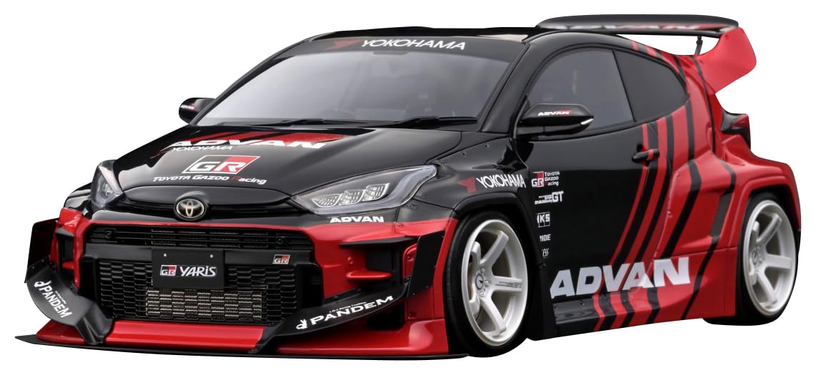 Amazon | ignition model 1/18 PANDEM GR YARIS (4BA) Black/Red 完成