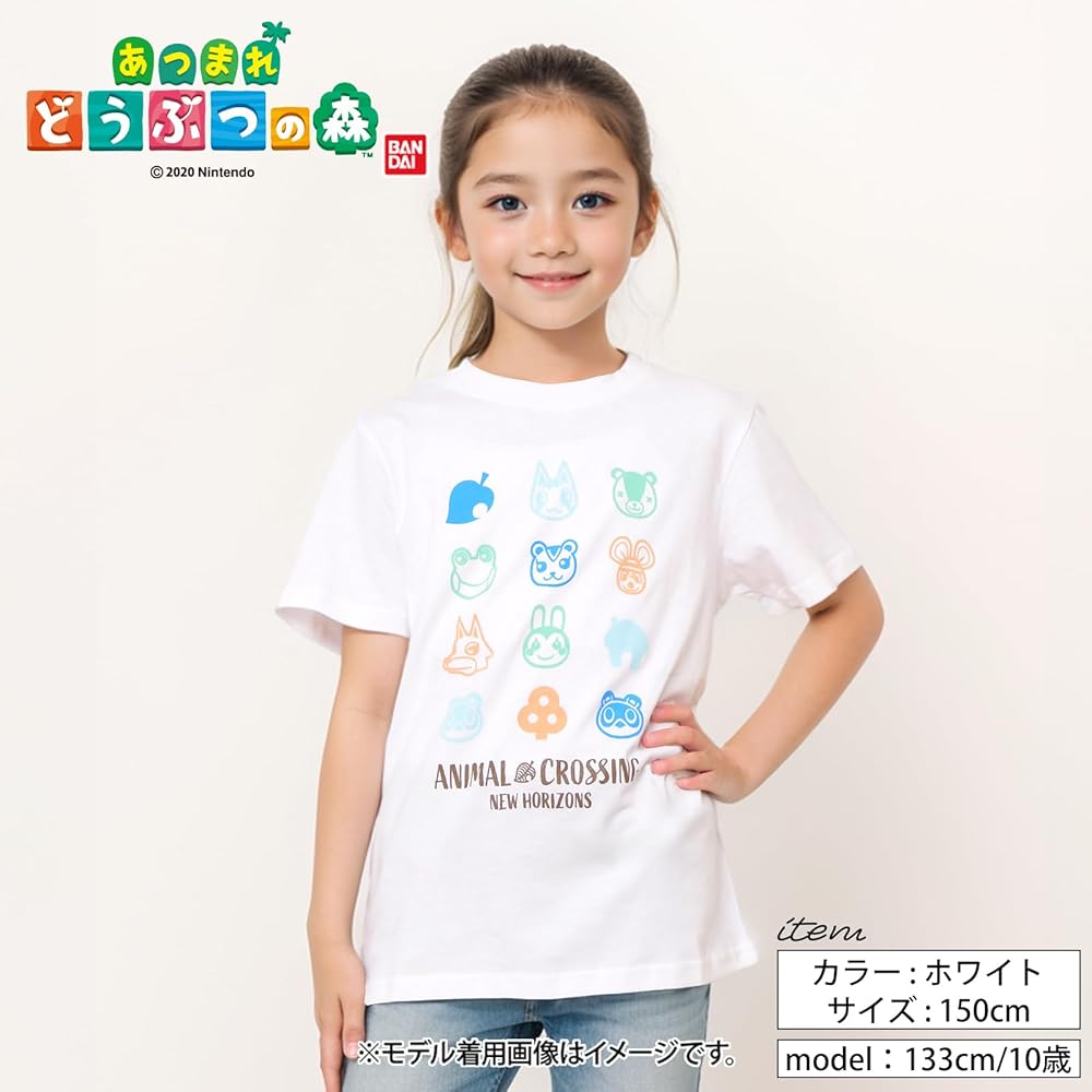 Amazon | [ドウブツノモリ] Tシャツ 半袖 どうぶつの森 あつ森 どう森