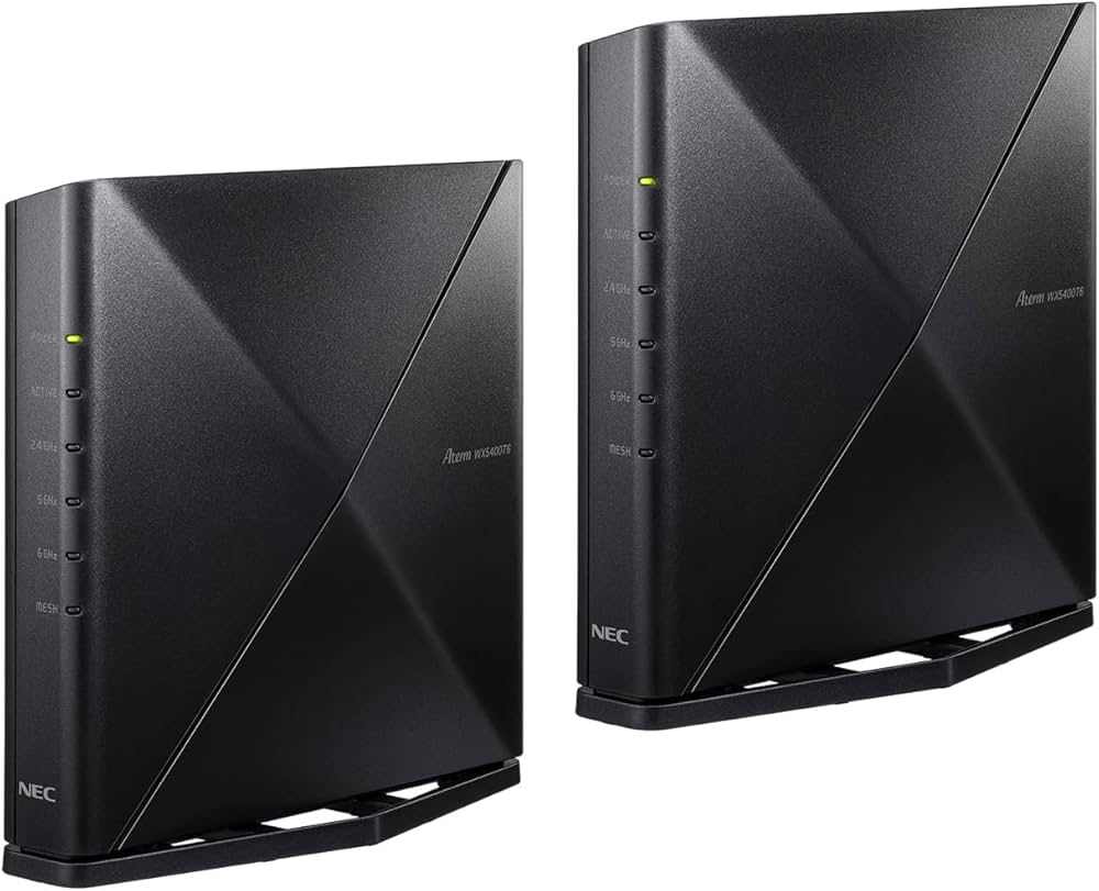 Amazon | NEC Aterm 無線LAN メッシュWiFi Wi-Fi 6E ルーター 11ax PA