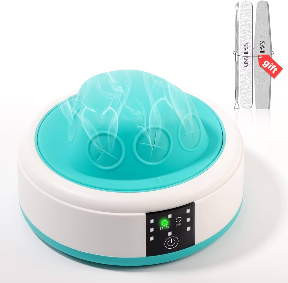 Amazon.com : SAVILAND Pro Steam Nail Polish Remover: Nail Soaking