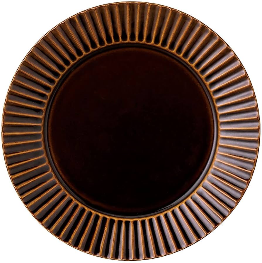 南米 黒色陶器皿 茶色模様 アンティーク 南米 黒色陶器皿 茶色模様