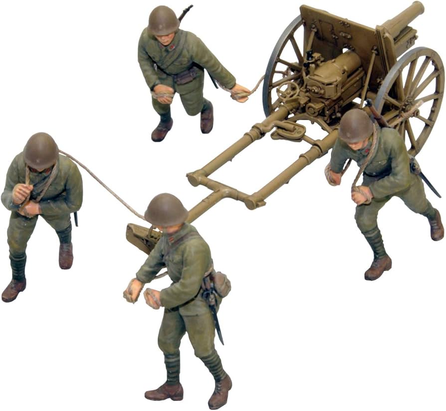 Amazon.com: Fine Molds IJA Type 41 Mountain Gun Mountain Artillery