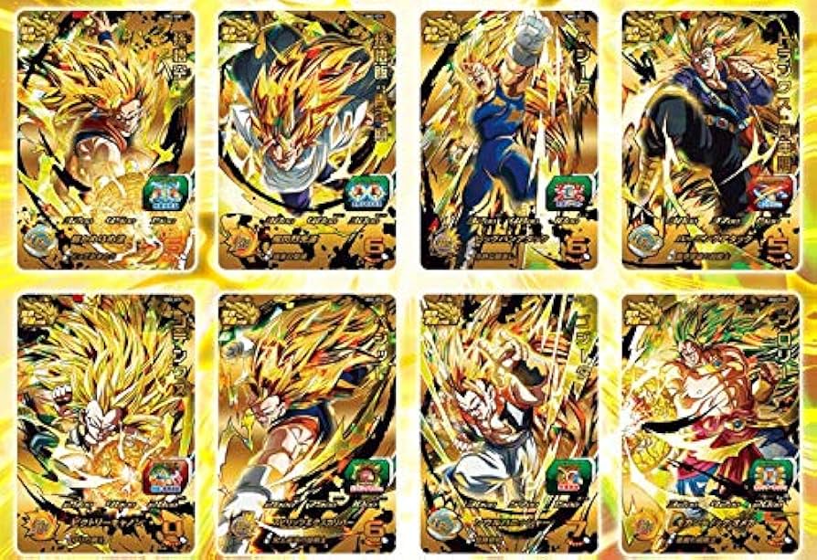 スーパードラゴンボールヒーローズ SH6弾 サンプルカード 7種 スーパー