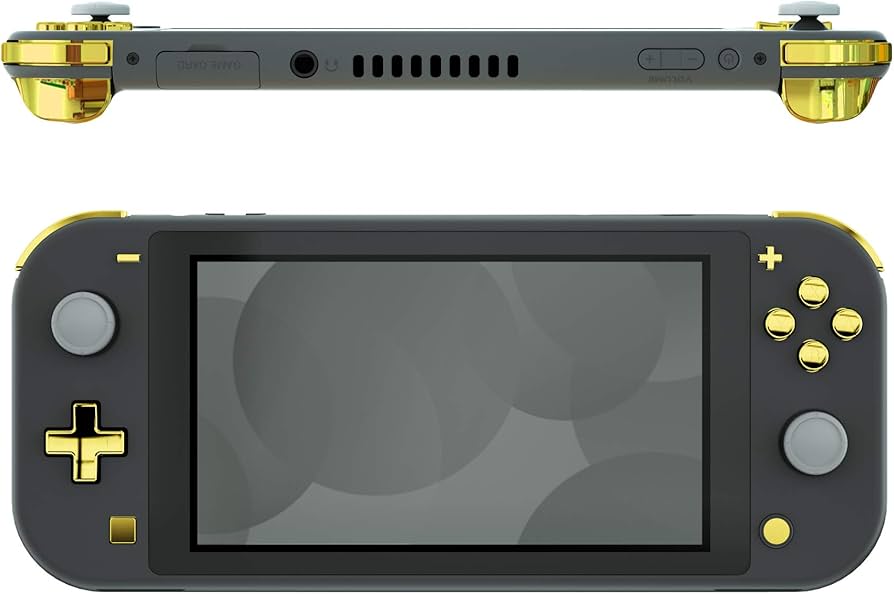 Amazon.com: eXtremeRate Chrome Gold Glossy Replacement ABXY Home