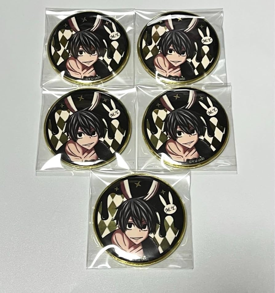 Amazon.co.jp: 桃源暗鬼 メディコス バニー缶バッジ 缶バッジ 淀川