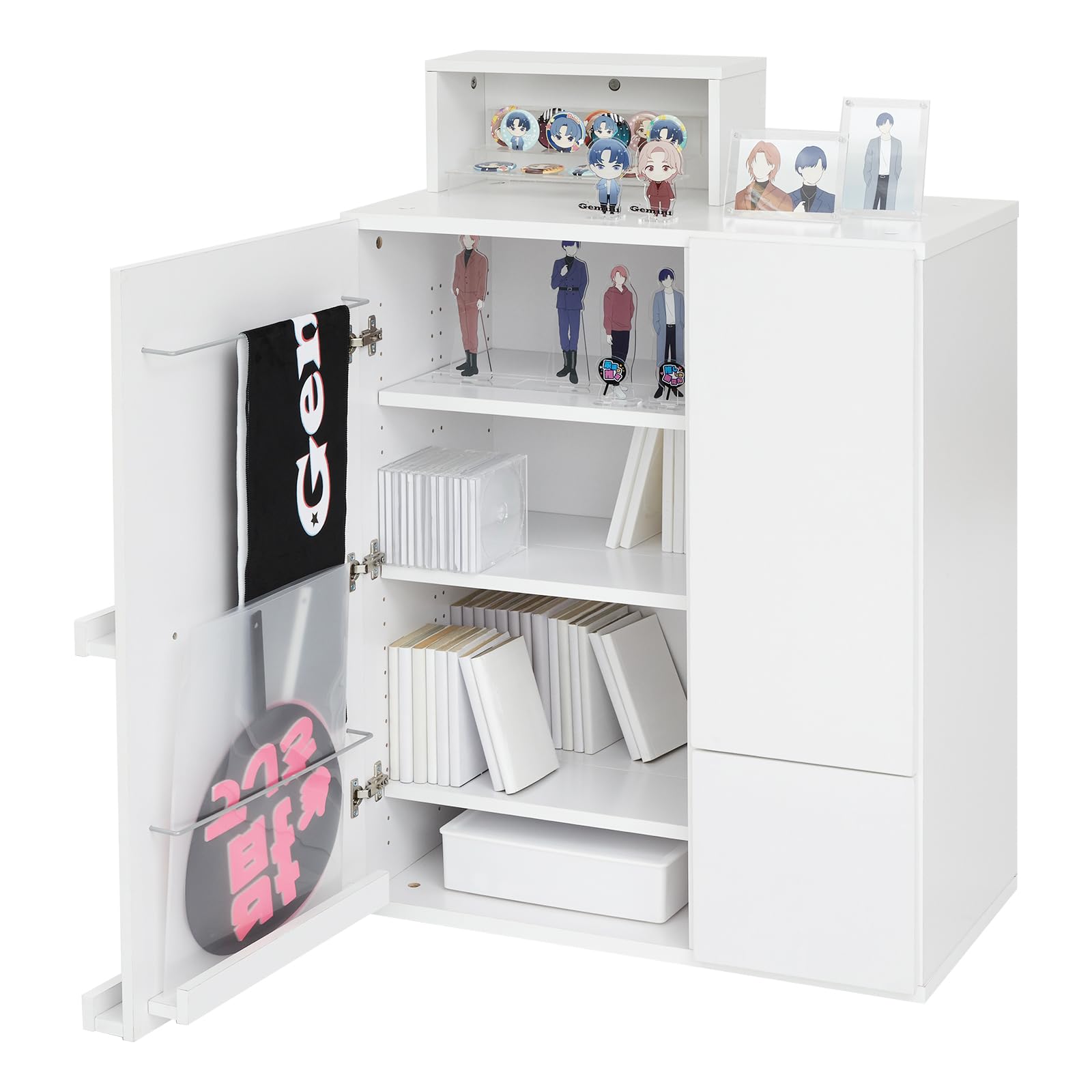 Amazon｜LOWYA ロウヤ 推し活収納 オシテル 推し活 グッズ収納 本棚