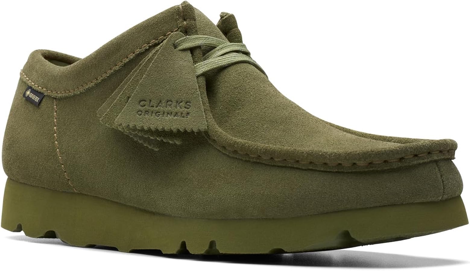 Amazon.com | Clarks Men's Wallabee Gore-TEX® Loden Green 11 Medium