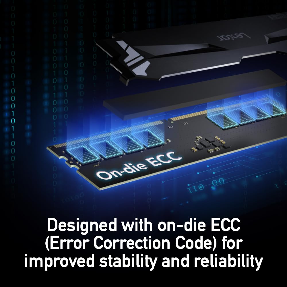 Amazon.co.jp: Lexar 32GB (2x16GB) ARES RGB DDR5 RAM 6000MT/s CL30