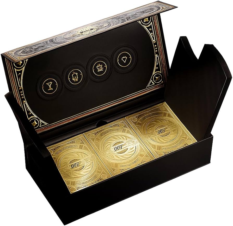 Amazon.co.jp: ジェームズボンド007 トランプ ボックスセット 金