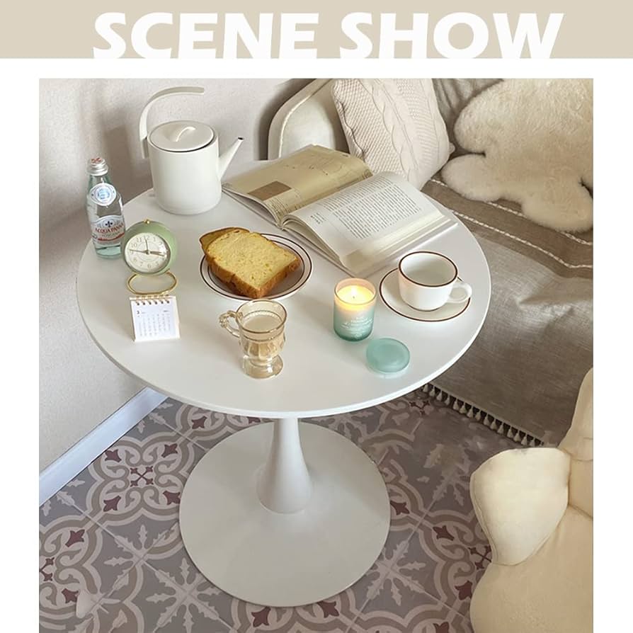 Amazon｜丸テーブル サイドテーブル 丸 ダイニングテーブル ラウンド