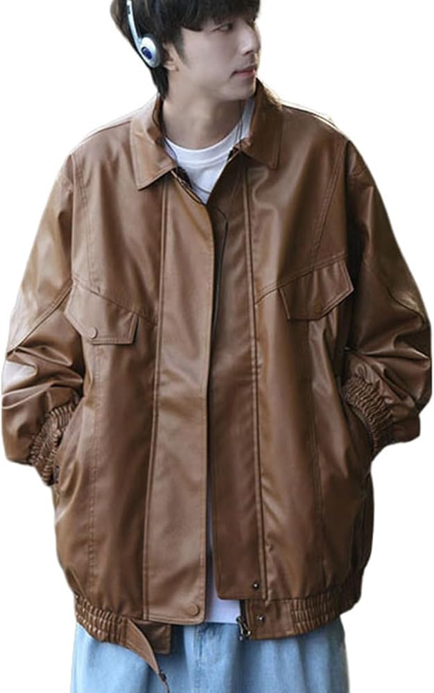 Amazon | [Sakunaca] レザージャケット メンズ ライダース PUレザー