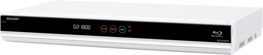 Amazon | シャープ 1TB 2チューナー ブルーレイレコーダー ホワイト