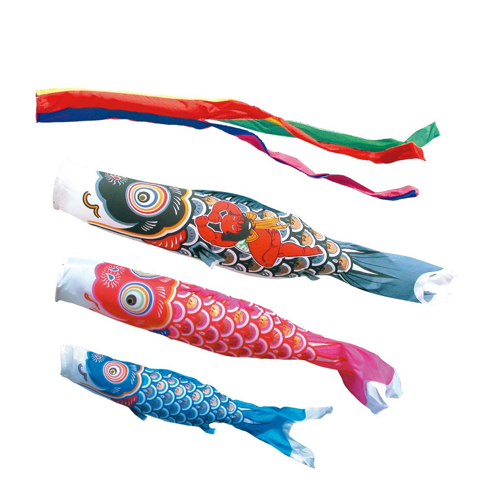 たかよページ 【徳川作・金銀宝船鯉】鯉のぼり 5枚セット 未使用 】金