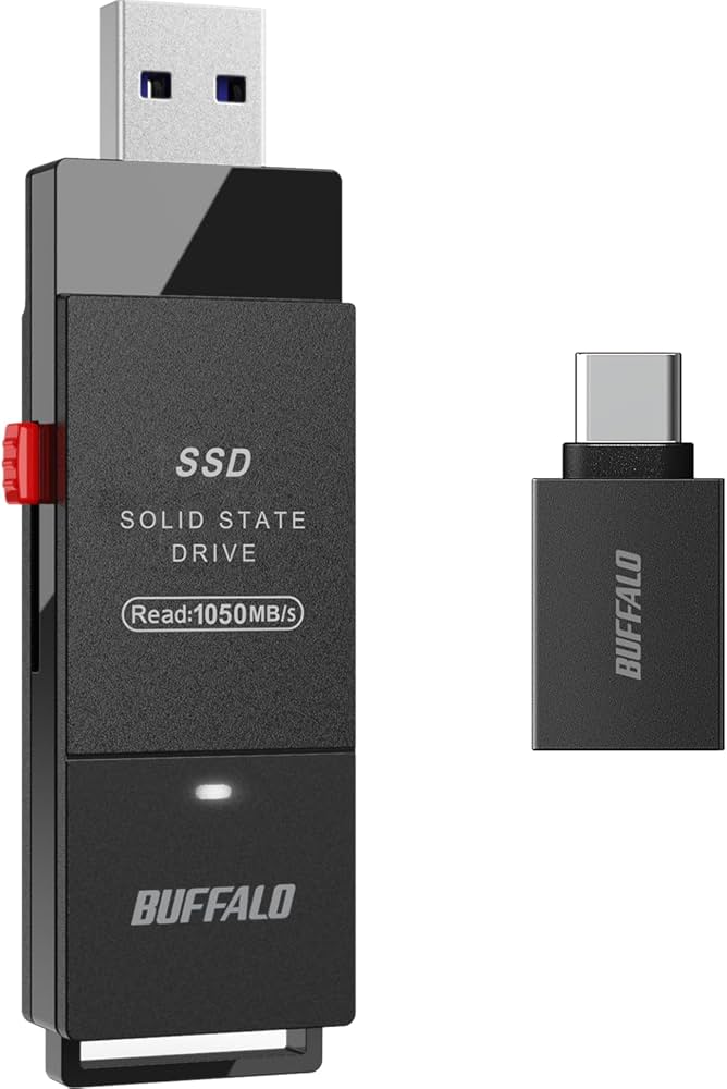 Amazon | 【Amazon.co.jp限定】 バッファロー SSD 外付け 500GB USB3.2