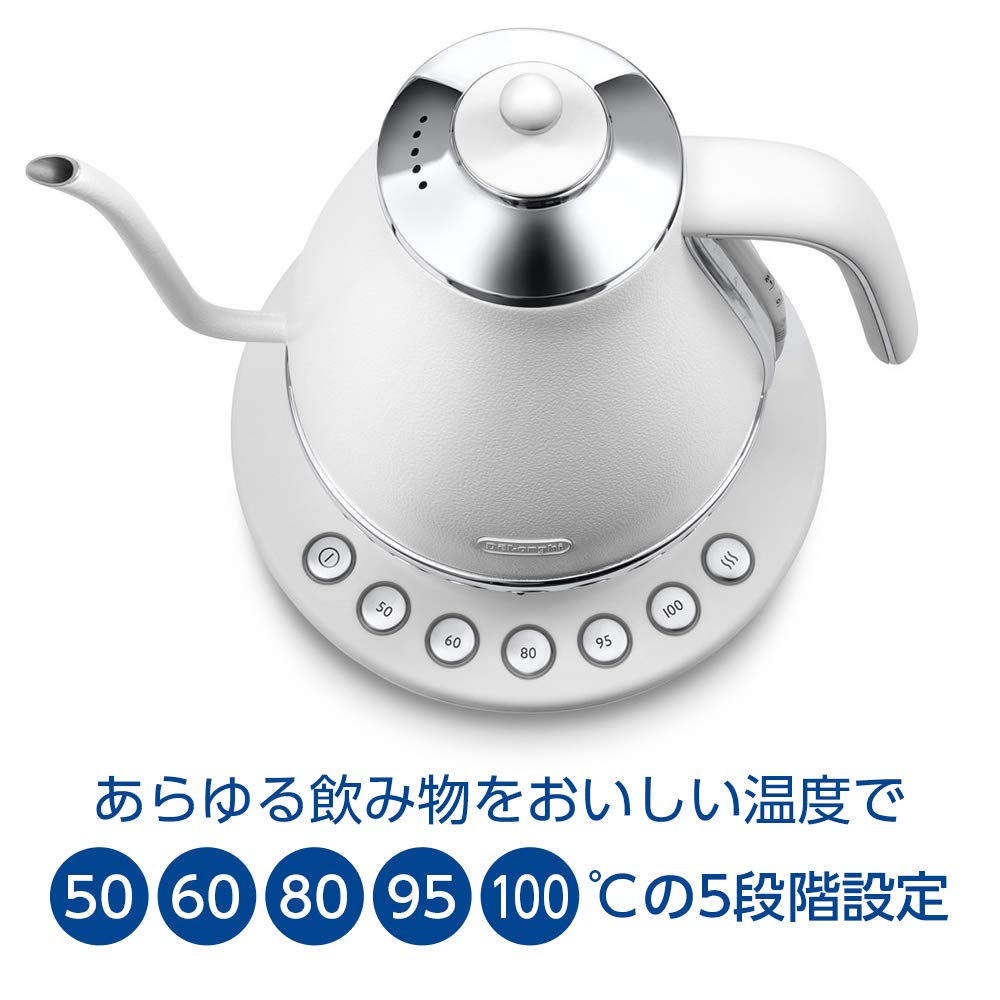Amazon.com: DeLonghi KBOE1230J-W Electric Cafe Kettle with